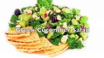 Easy To Make Healthy Recipes For Mediterranean Greek Salad