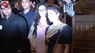 Sexy Gal Priyanka Chopra In Hot Golden Saree