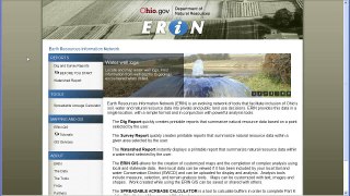 Ohio ERIN GIS for Oil and Gas Sites