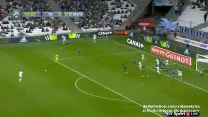 1-0 Benjamin Mendy Amazing GOAL | Olympique Marseille v. SC Bastia 13.09.2015 HD