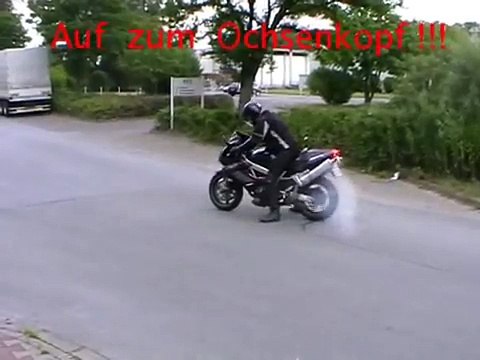 Sauerland Ochsenkopf auf VTR 1000 F mit Leo Vince V2 Sound