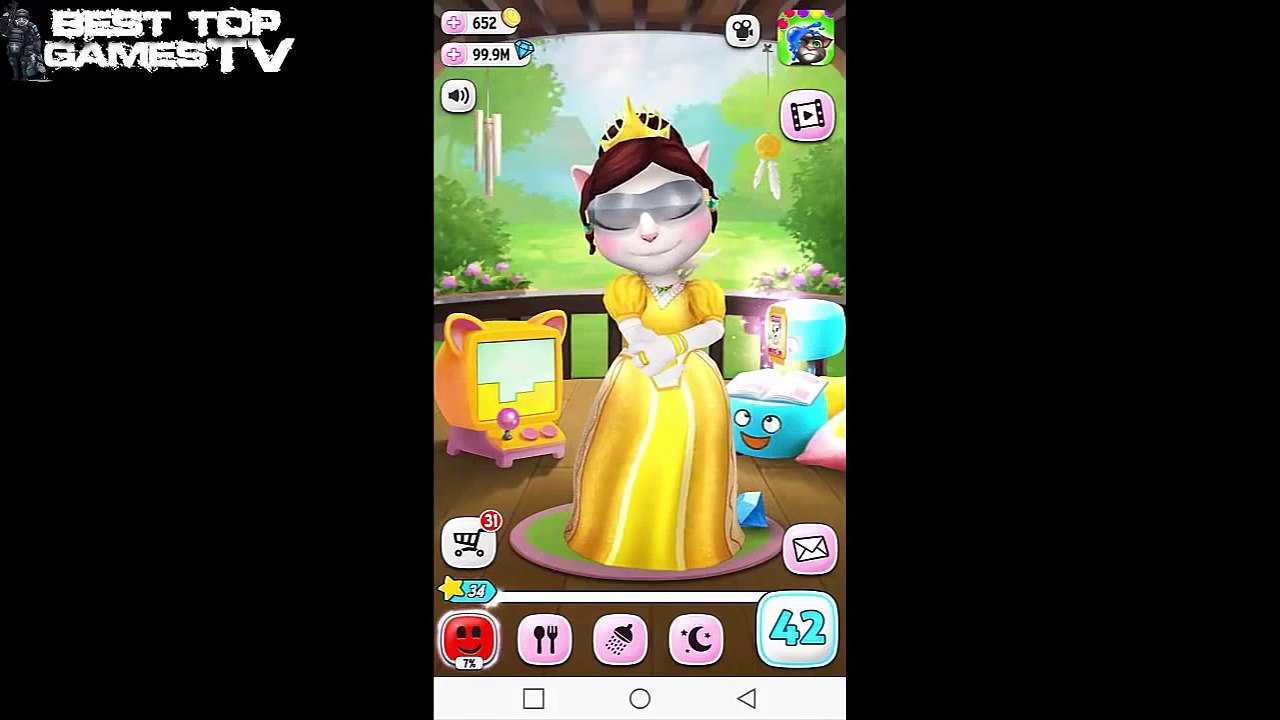 My Talking Angela Great Makeover My Talking Tom Episode Full Game for Children HD