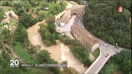 Intempéries dans l'Hérault : Lodève sous les eaux