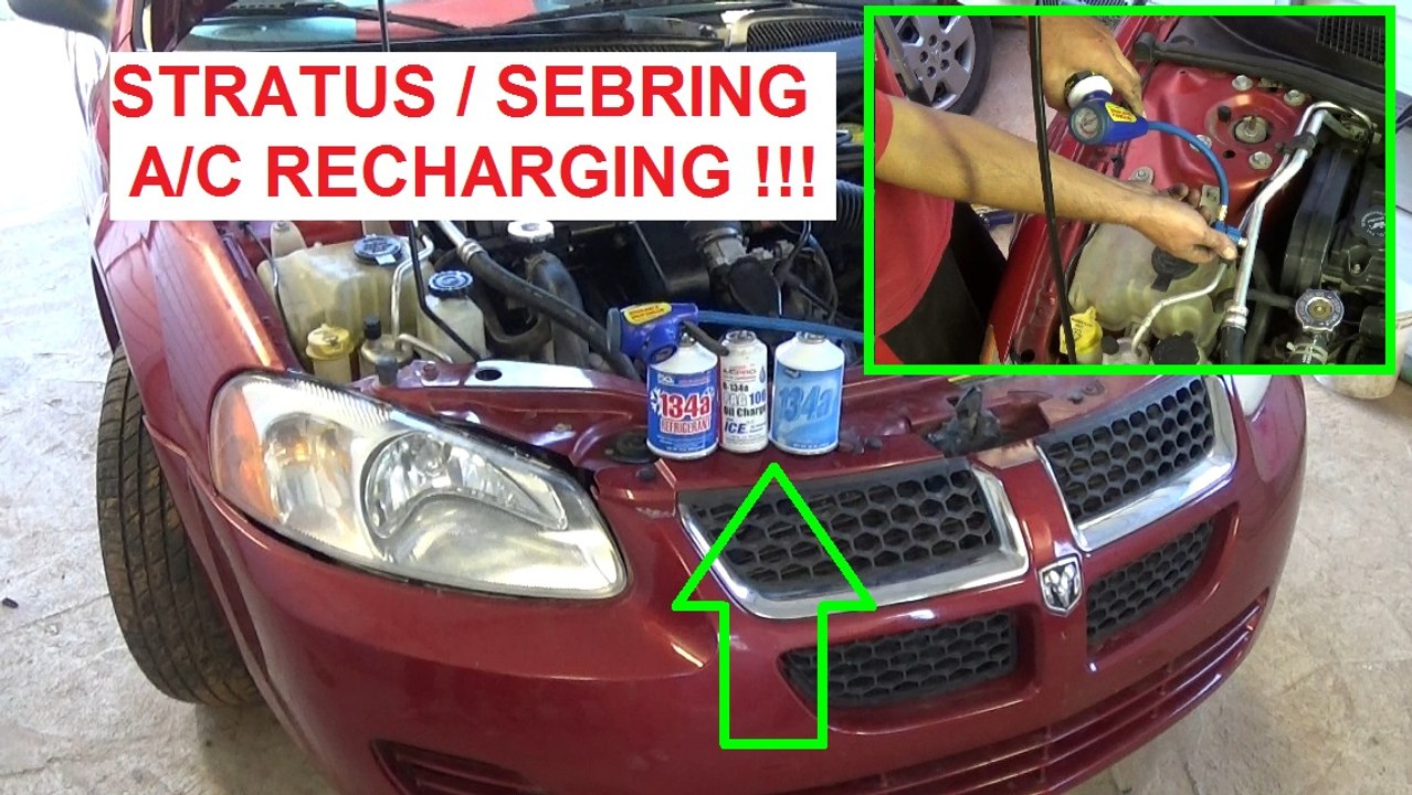 Dodge Stratus A C System Recharging How To Recharge The Air Conditioner On A Dodge Stratus Video Dailymotion