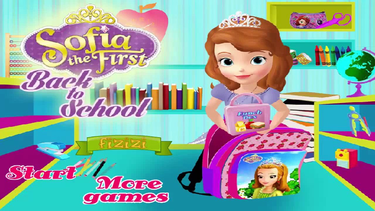╠╣Đ▐ 337 ► Sofia the first Back To School game for kids