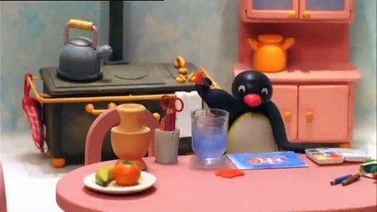 Pingu and the paint