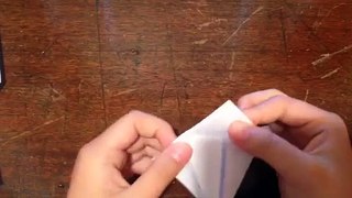 How to make a origami flapping bird