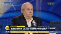 Pedro Cateriano descartó que hallazgo de granadas y captura de Gerald Oropeza sean ‘cortinas de humo’