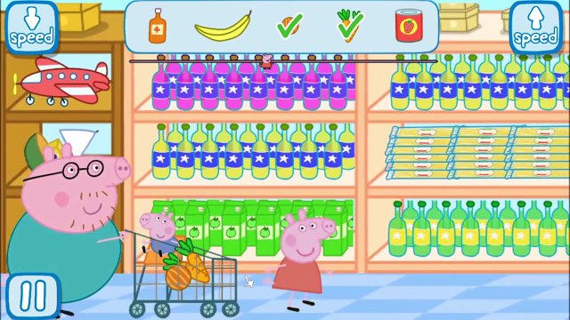 Peppa Pig at the Supermarket Part 1 best app demos for kids | peppa pig games