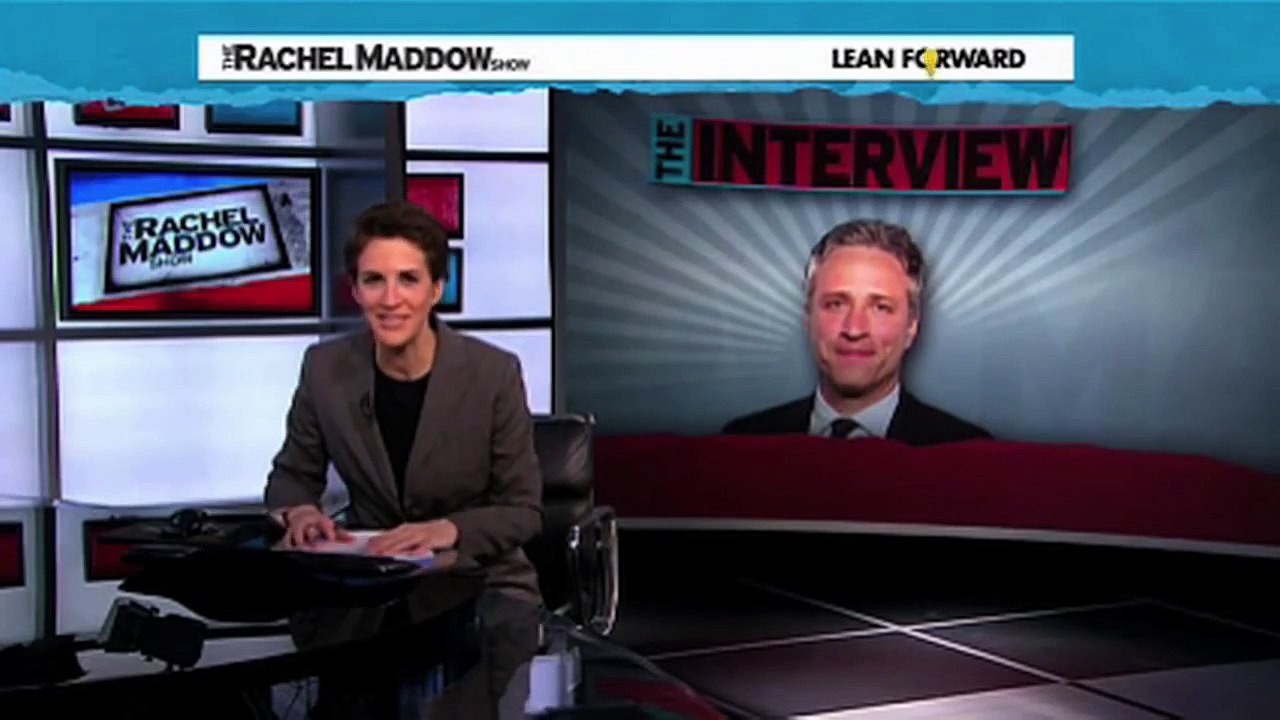 Rachel Maddow Interviews Jon Stewart (Part 2/4)