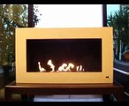 Ventless fireplace: remote controlled  Ethanol Fireplaces A-FIRE