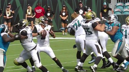 Panthers Thomas Davis intercepts Bortles
