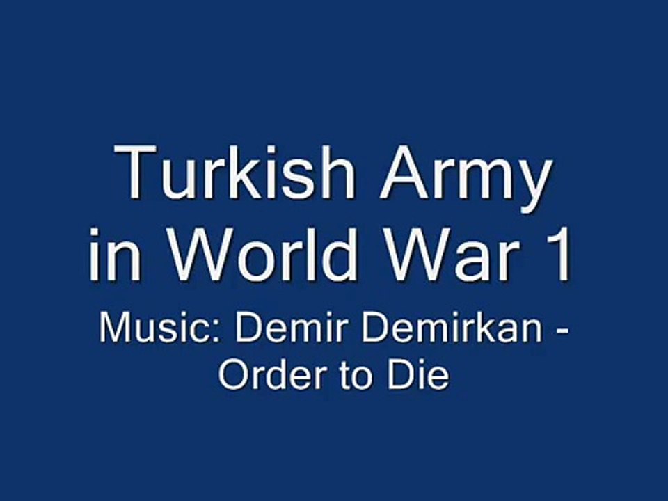 Turkish Army in WW1