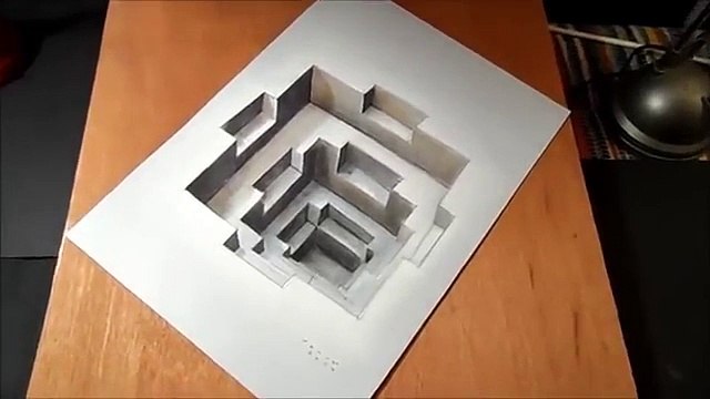 Drawing-a-3D-Hole,-Trompe-l'oeil -YouTube