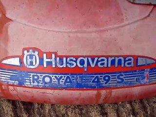 husqvarna  petrol rotary lawnmower