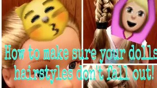 How to make sure your Dolls' Hairstyles don't fall out! | DF TIPS 2