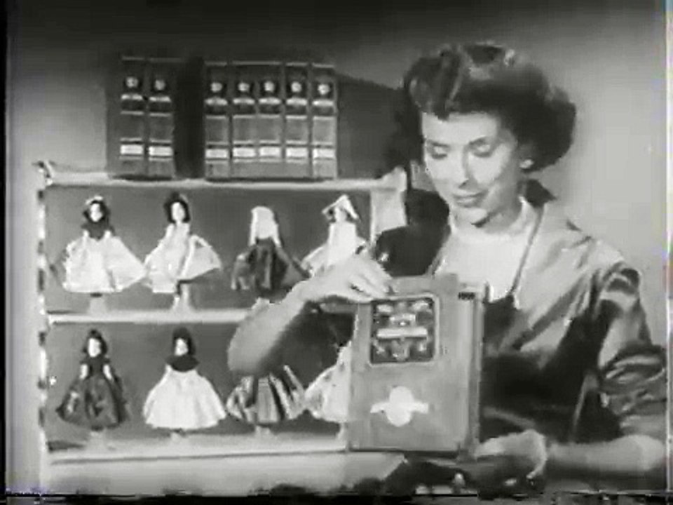 1953 commercial for Fab detergent and "Americana" dolls