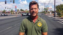 Las Vegas police officers ambushed at traffic light, authorities say