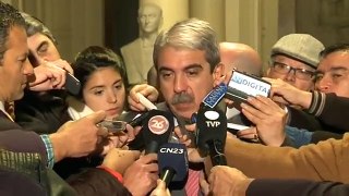 17 de JUL. Aníbal Fernández brindó declaraciones a la prensa.