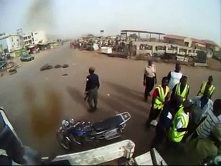 Nigeria Police attack  abuja tourist mountain bike
