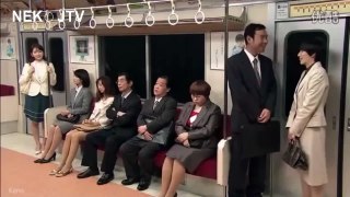 Funny Japanese Prank game Sleeping On The Train