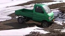 軽トラ　リフトアップ　クロカン遊び　Japanease MIni Truck