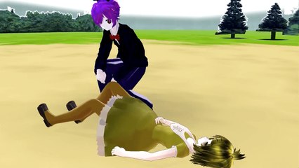 MMD FNAF Bonnie y Chica Tsundere