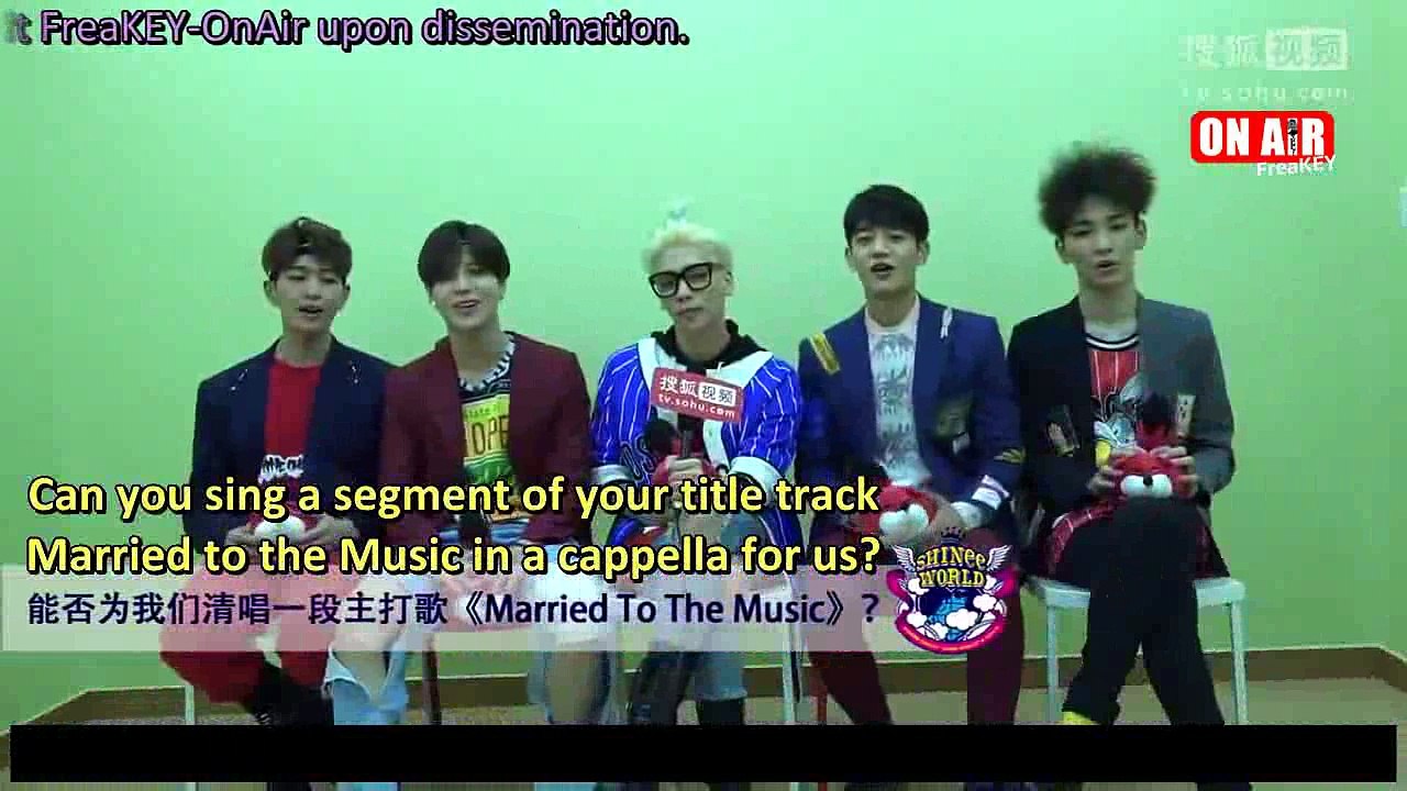 [ENG SUB] 150909 SHINee Sohu Interview