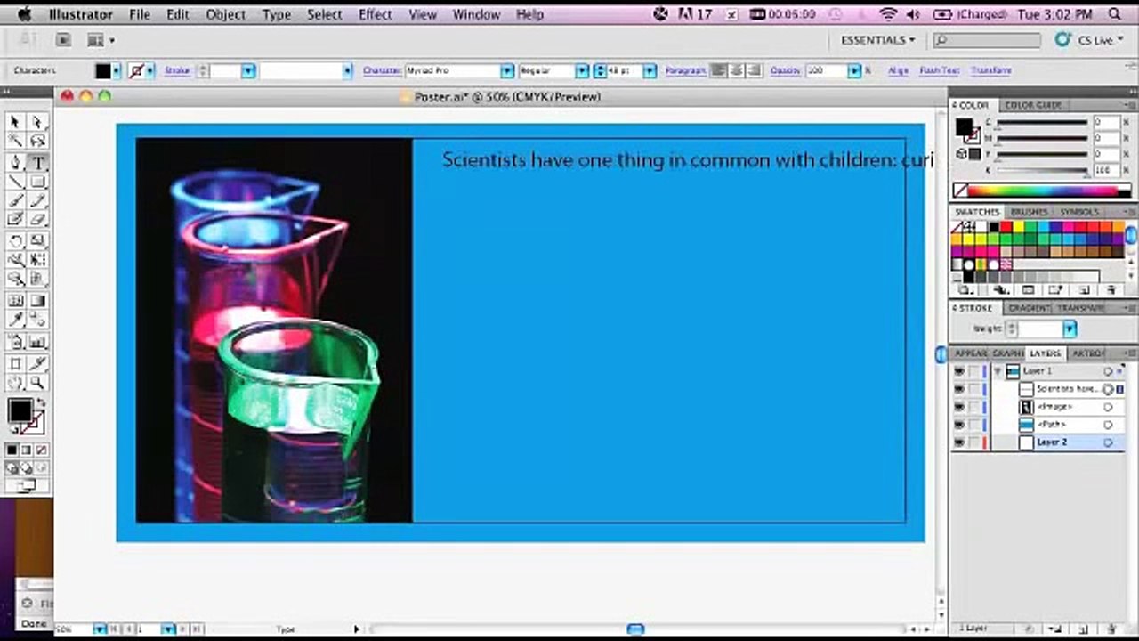 Adobe Illustrator Part 3 of 5- Adding Images and Text