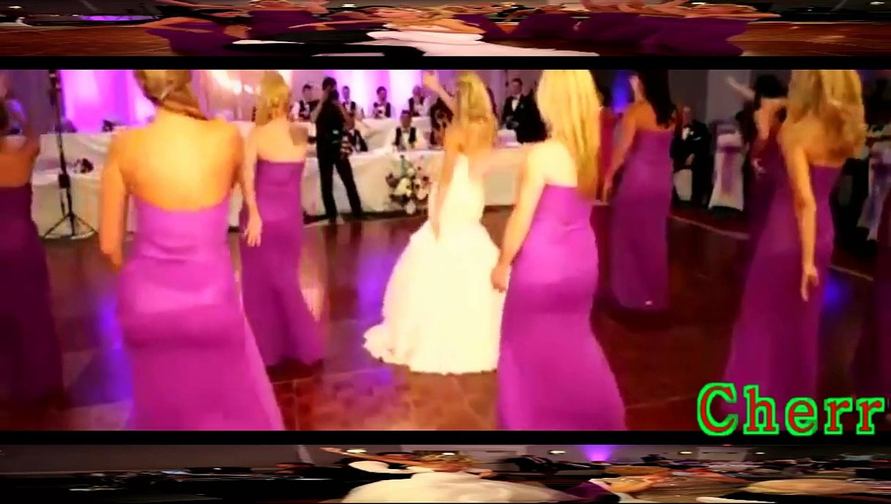 Surprise Bride And Bridesmaids Wedding Guests In the event break dance funny