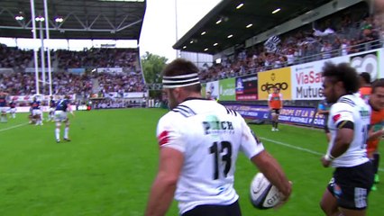 TOP 14 - Brive - Agen : 18-12 - ESSAI Matthieu UGALDE (BRI) - Saison 2015/2016