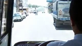 Nutter bus driver on the panamerican highway 2