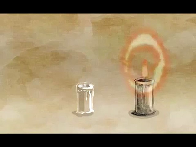 Beautiful dancing cartoon "Burning together"