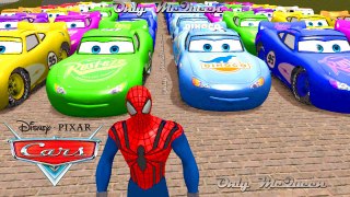 LIGHTNING MCQUEEN SPIDERMAN Disney Cars Nursery Rhymes Pixar (Songs for Children Plus