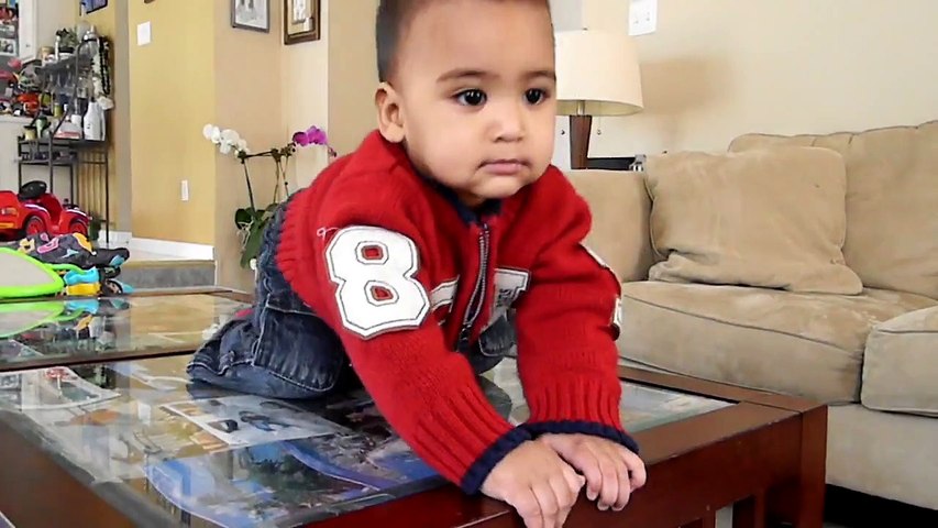 Babies dancing to cartoon