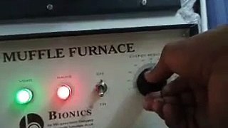 1100°C Muffle Furnace Working Video
