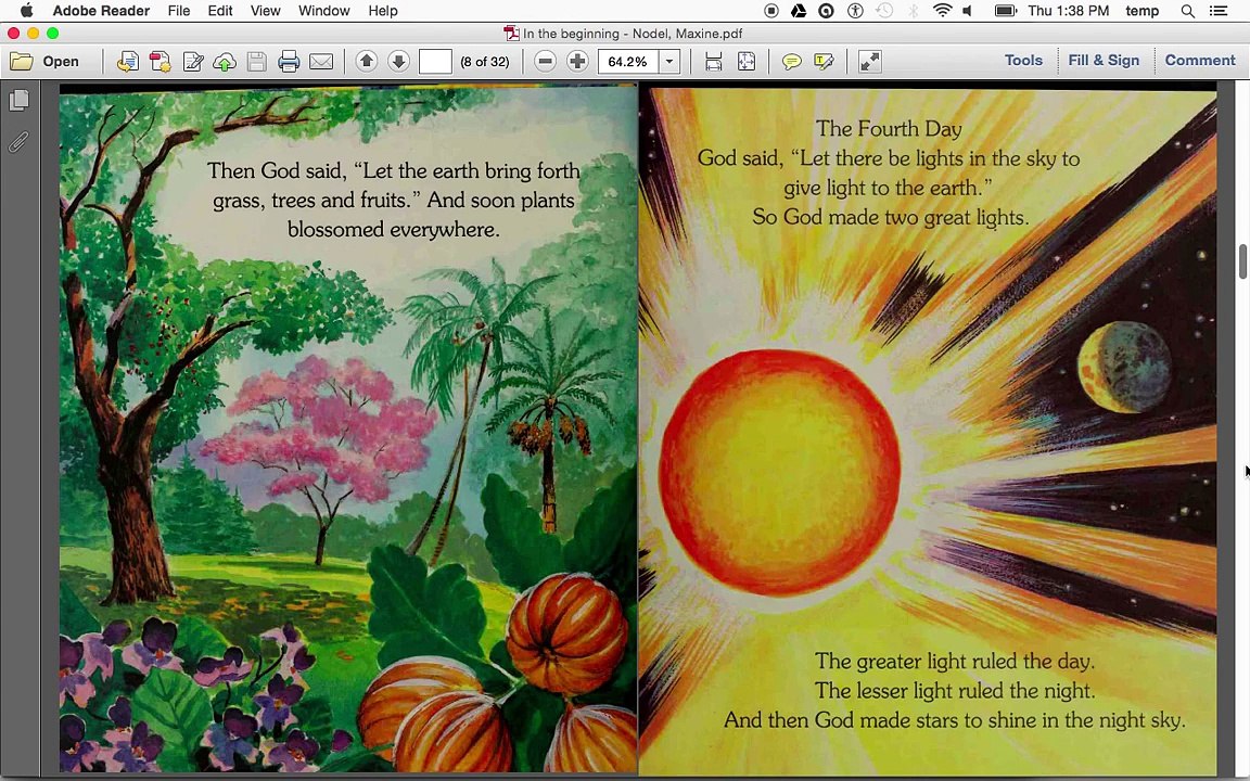 Favorite Bible Stories - In the Beginning (read aloud)