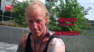 HOMELESS MAN GOERGE WILLIAMS,INTERVIEW WITH UNCLE DRUMMER AKA THE VOICE OF SOUTH 2014.