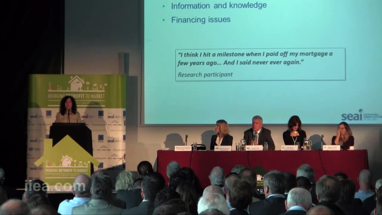 Josephine Maguire on Options for Financing Deeper Retrofits: IIEA/SEAI research