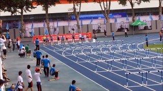 Diogo Guerra   ISF 2015 - Athletics -   Wuhan 110hurdles + Long Jump