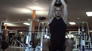 Seated Dumbbell Overhead Extension