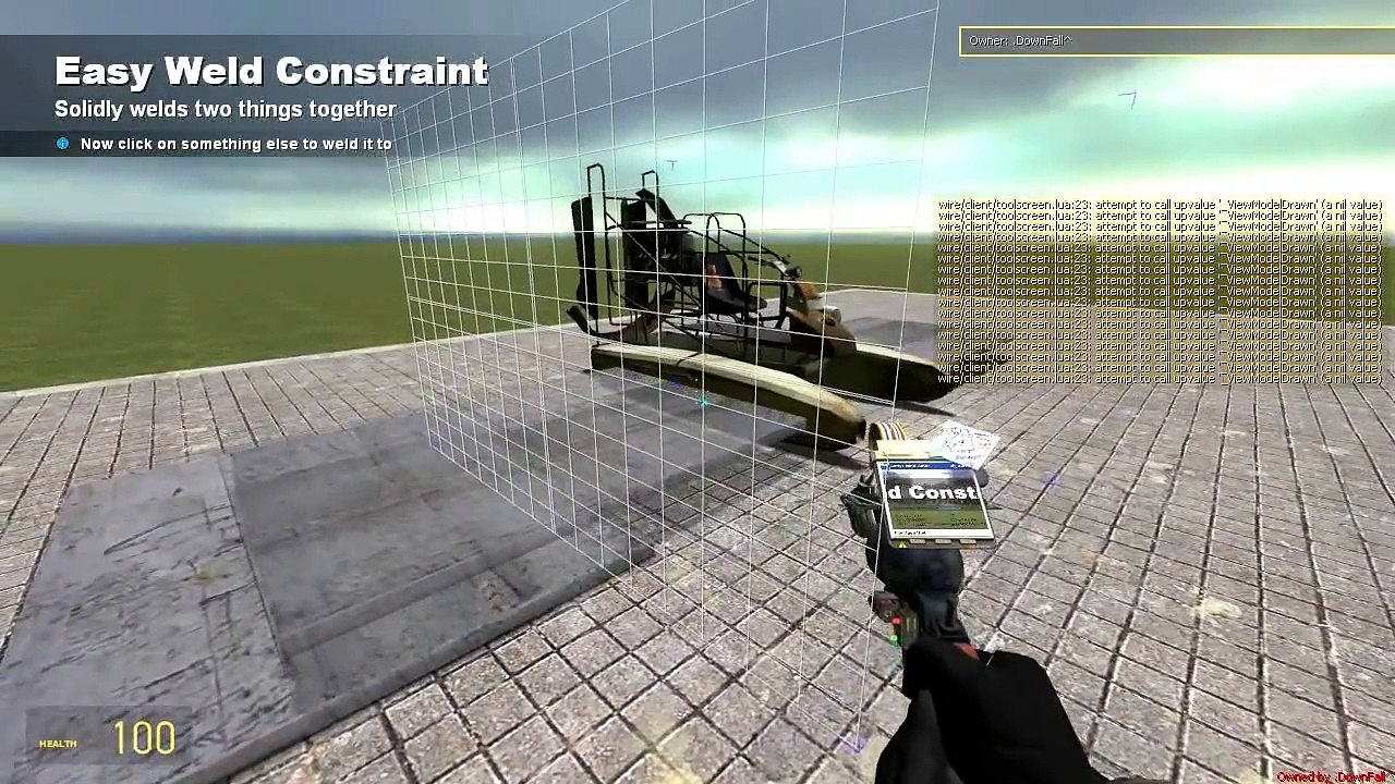 Garry's Mod - How to make a basic/simple plane [HD]