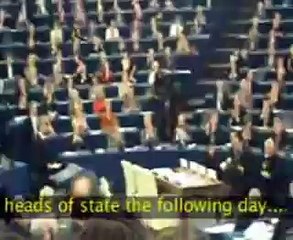 Protestation contre le Traité de Lisbonne