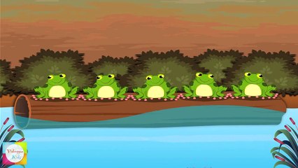 Five Little Speckled Frogs ☺ And More Nursery Rhymes ☺ABC Song ☺bubble guppies New Episode [HD]