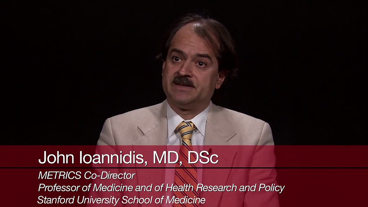Prof. John Ioannidis on research inefficiencies