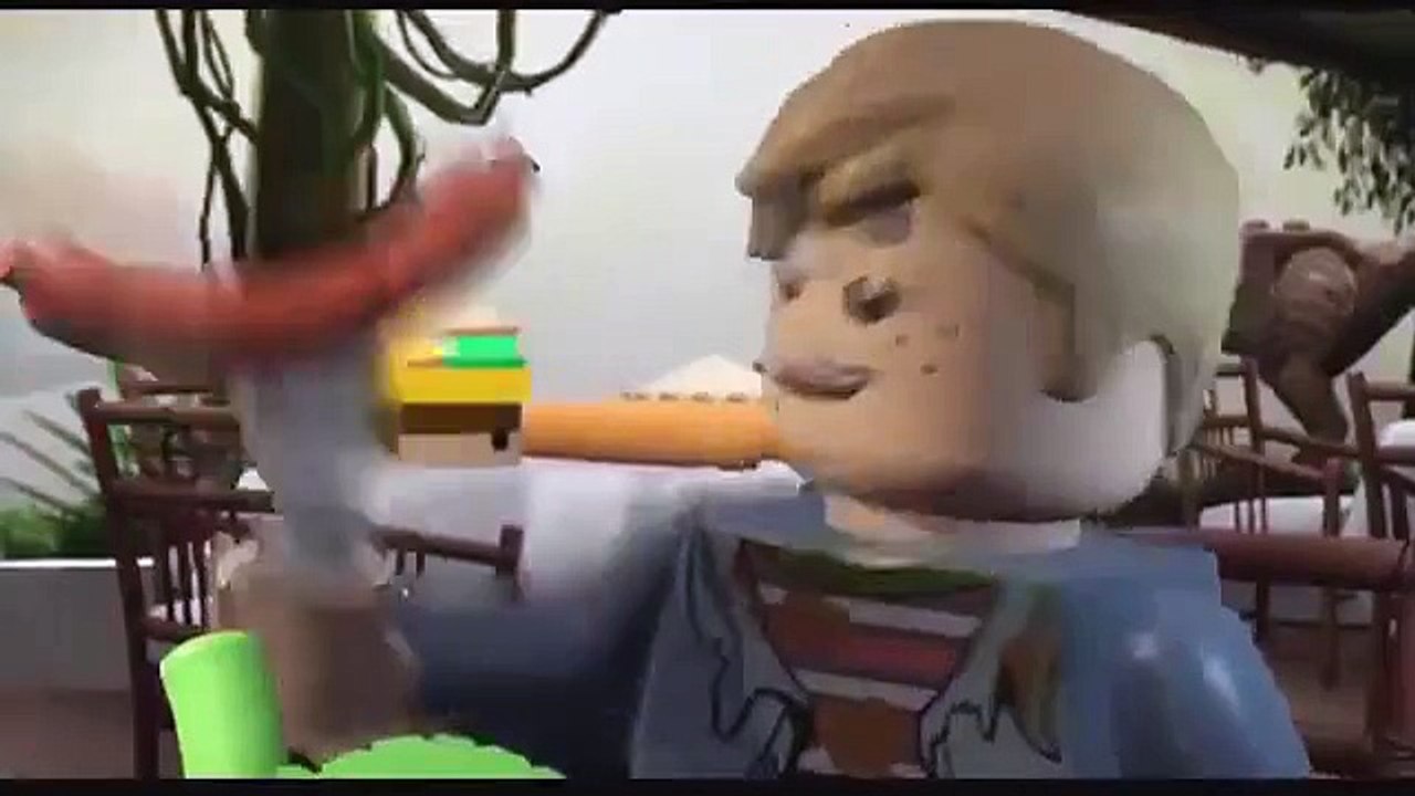 LEGO Jurassic World Funny Moments - You Can't Hide