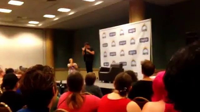 John Barrowman Penis with Sign Language Translator Beach Comic-Con 2015 Torchwood Arrow