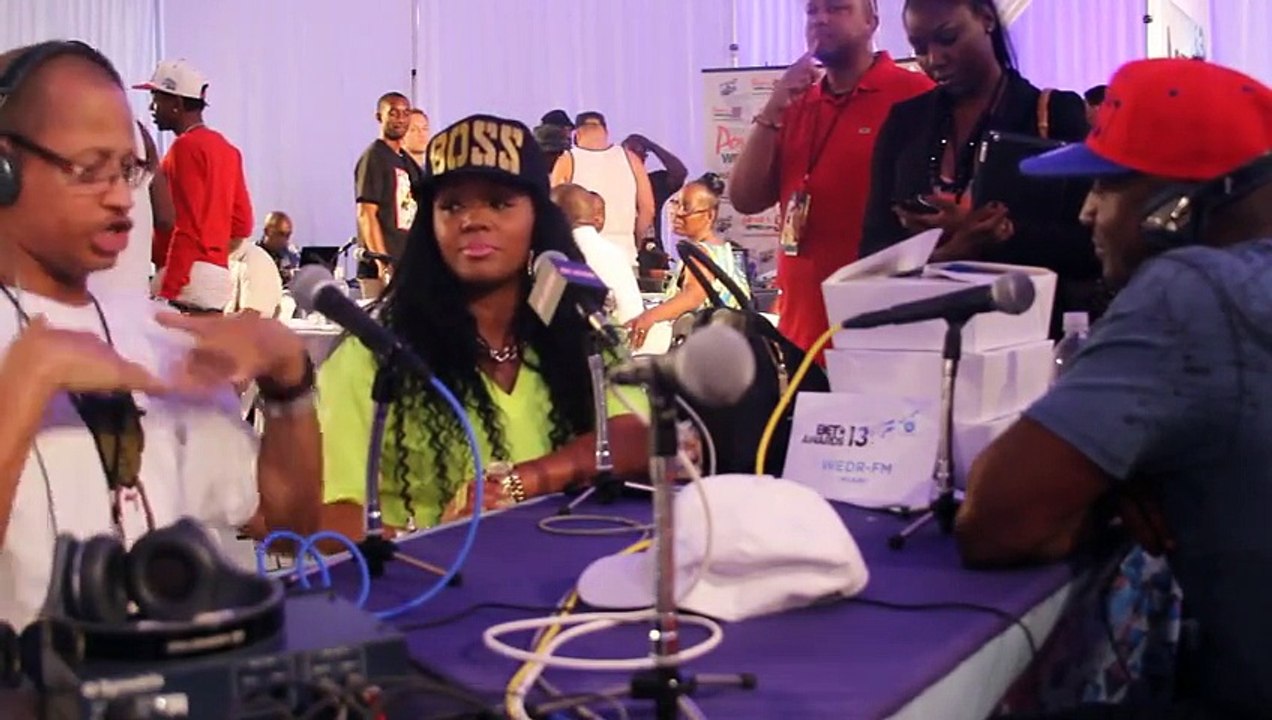 Rasheeda and Kirk Talk to Lorenzo Ice-Tea Thomas of 99 JAMZ Miami @ The 2013 BET Awards