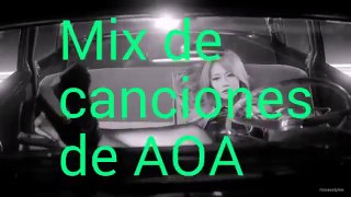 Mix de canciones de AOA (mi grupo favorito)