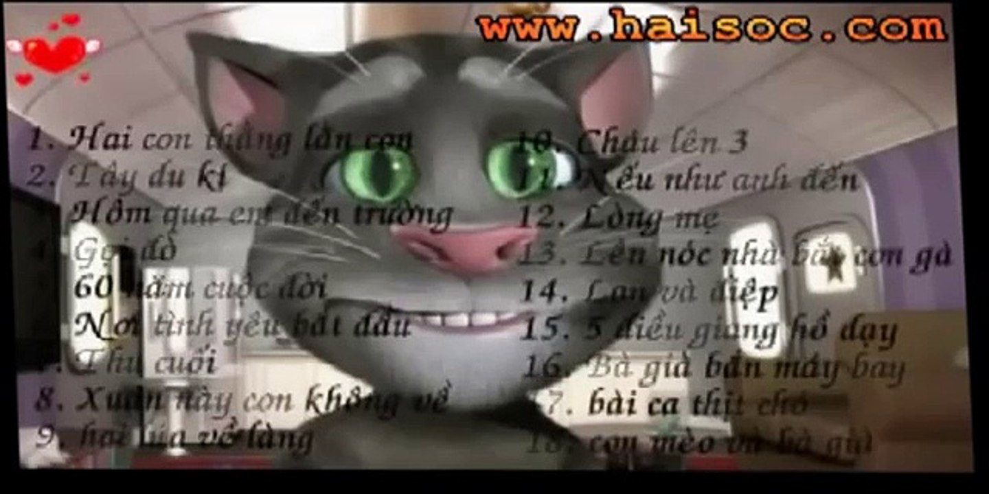 My Talking Tom ll mèo My Talking Tom hát nhạc chế bá đạo :)))))